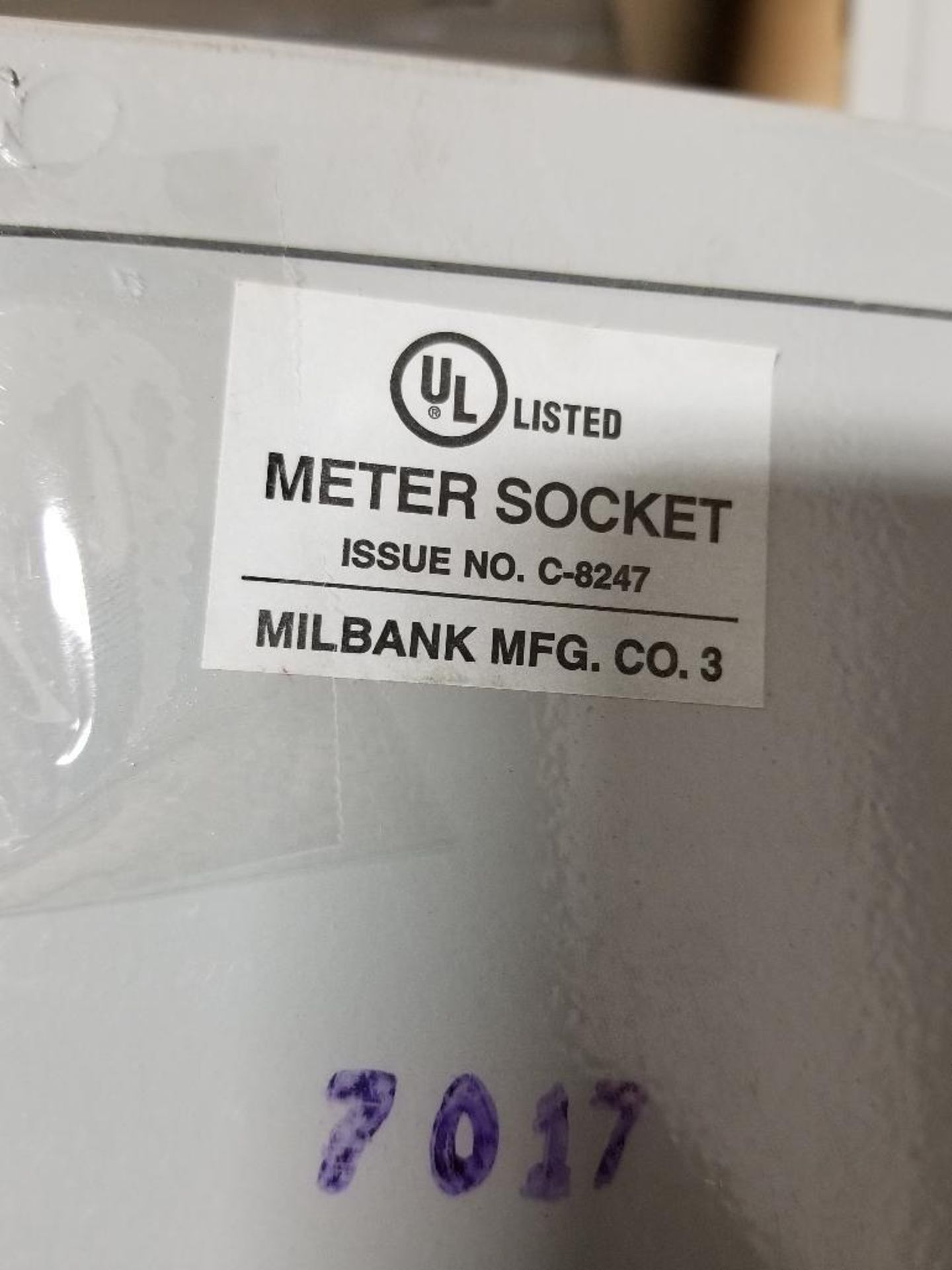 Milbank meter socket. New. - Image 2 of 2