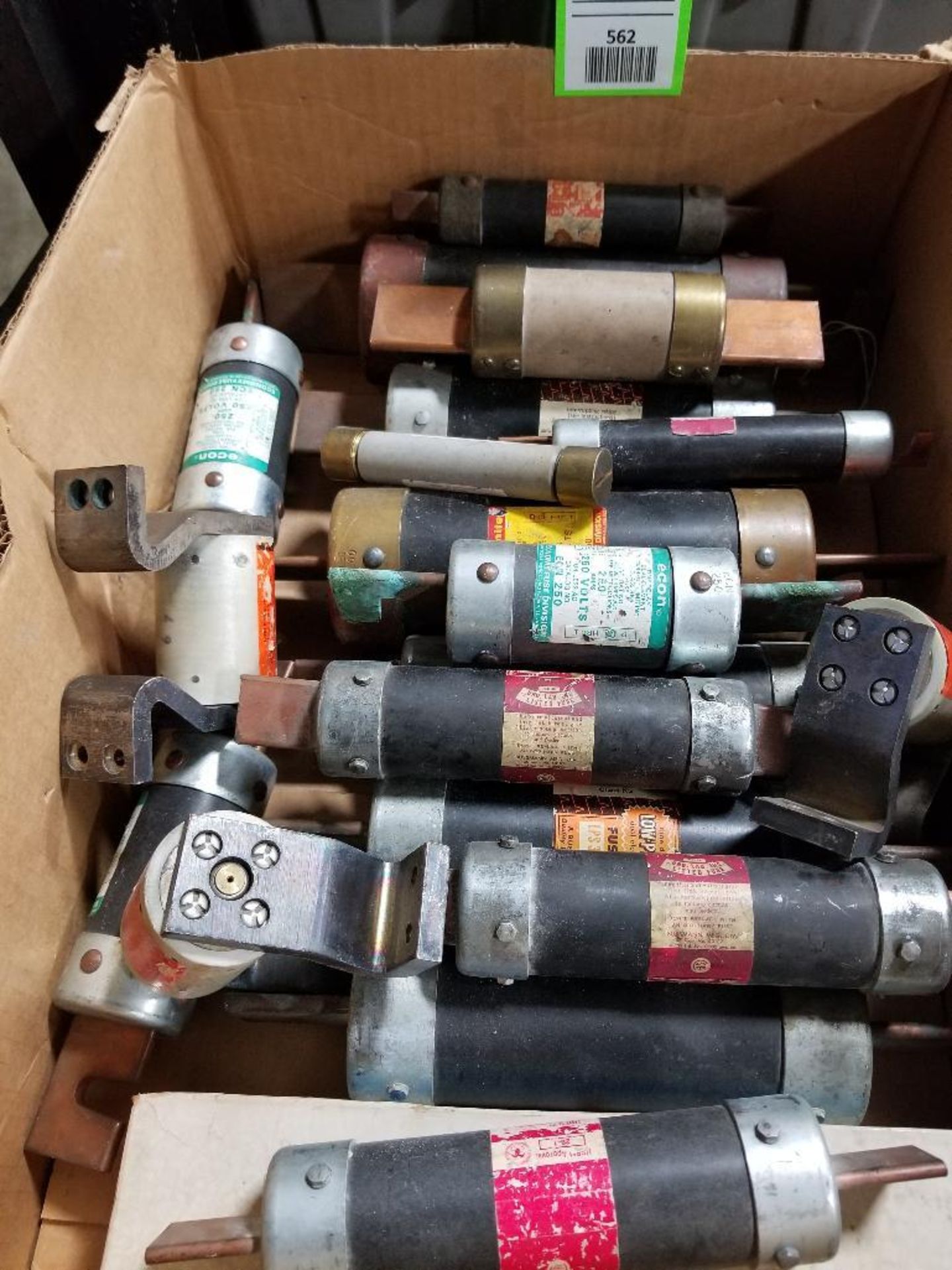 Large assortment of fuses.