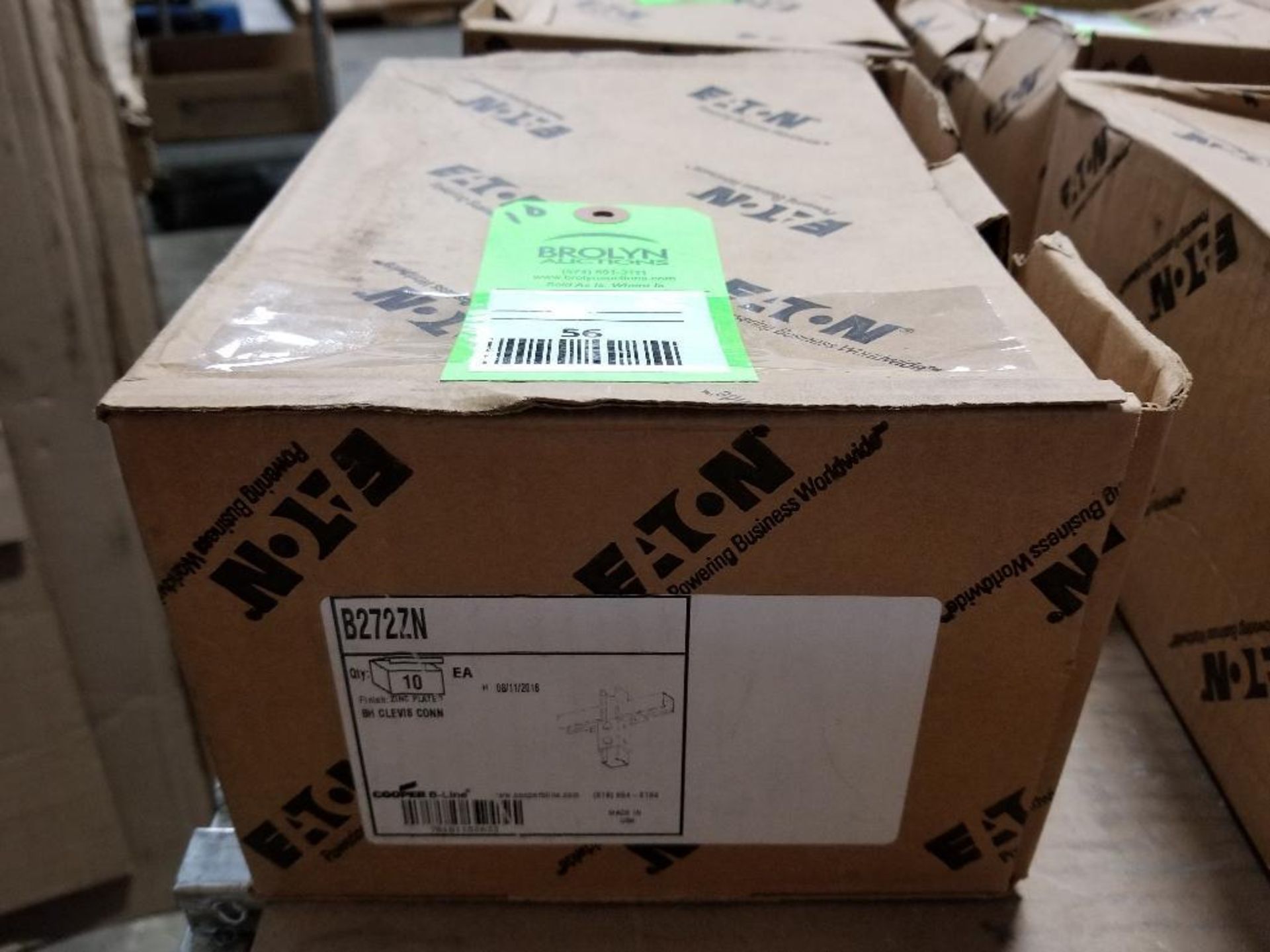 Qty 10 - Eaton connector. New in bulk box.