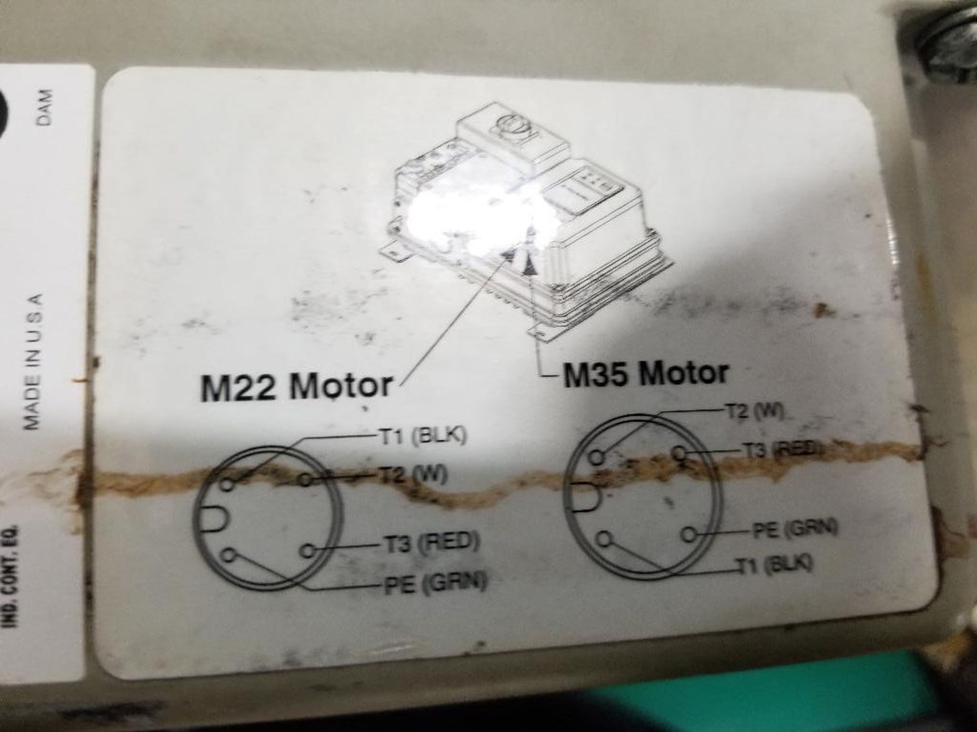 Allen Bradley Armorstart. Catalog 280D-F12Z-10C-GRW-2-P1. Includes base. - Image 3 of 6