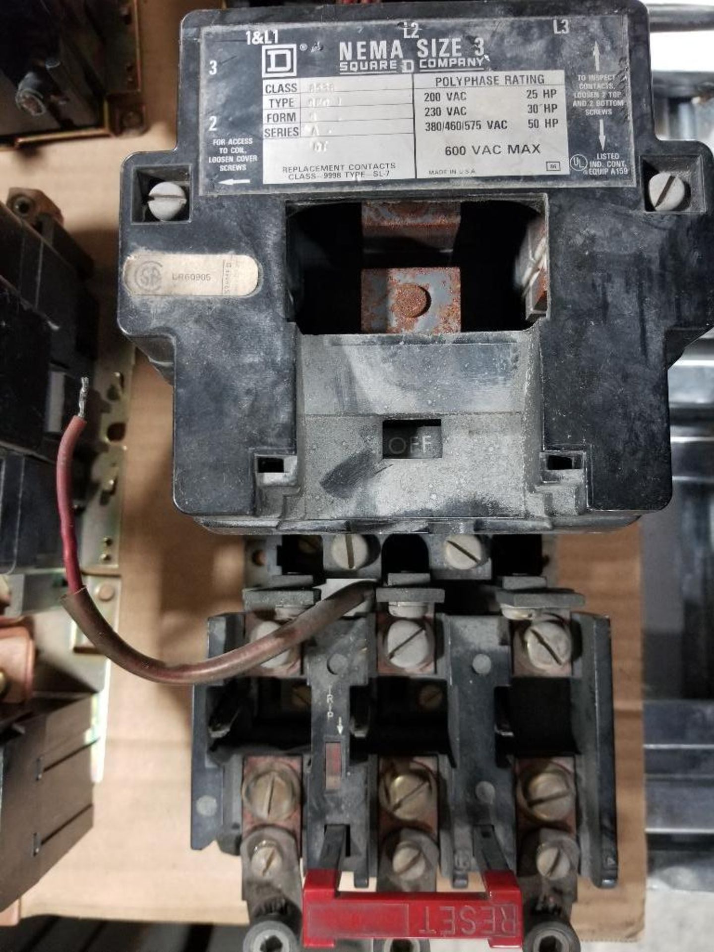 Large qty of assorted contactors. - Image 2 of 12