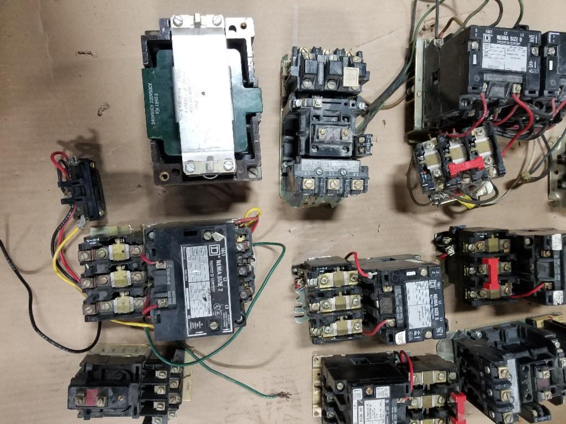 Large qty of assorted contactors. - Image 7 of 8