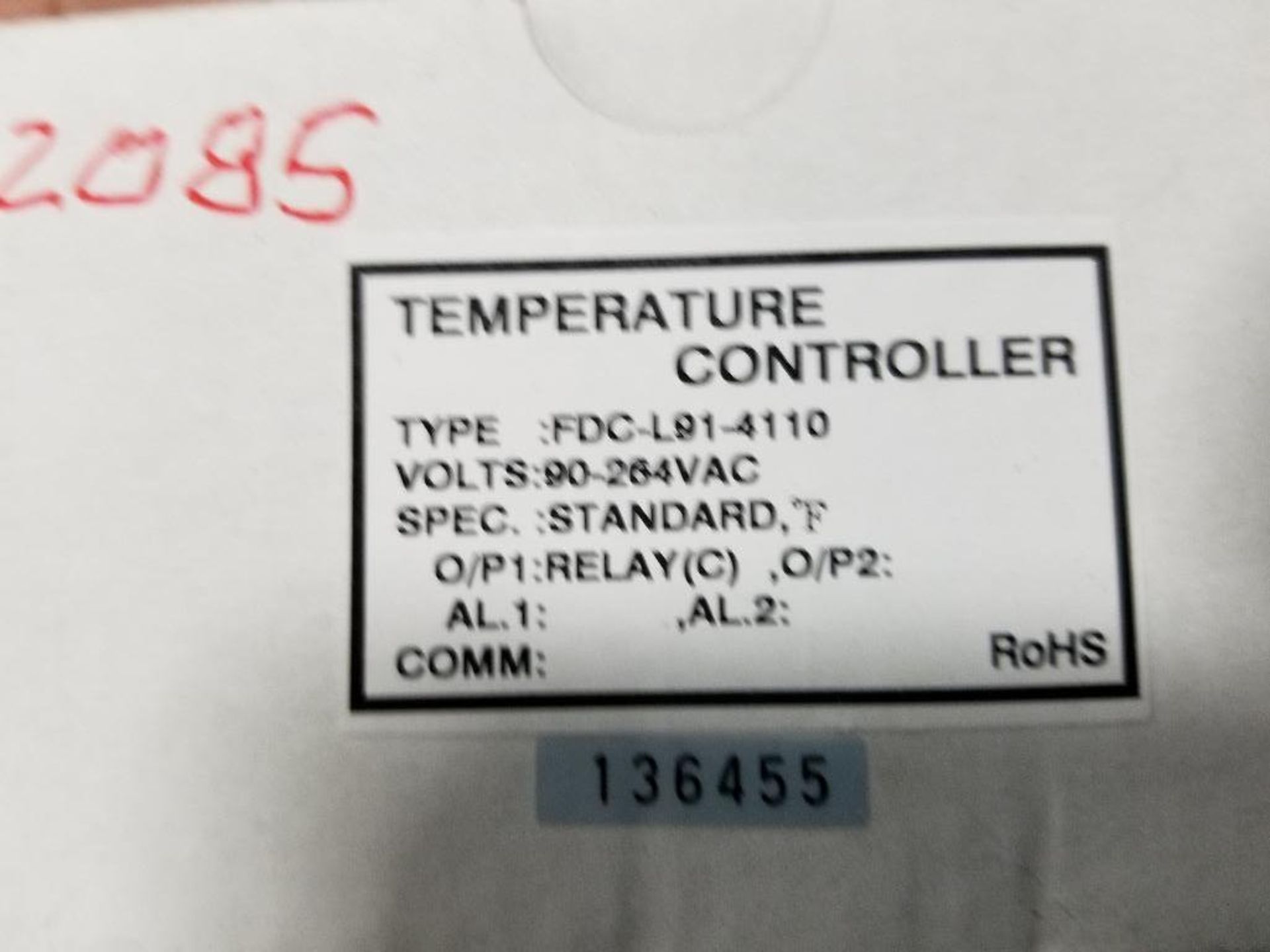 Qty 4 - Future Design temperature controller. Model FDC-L91-4110. New in boxes. - Image 2 of 3