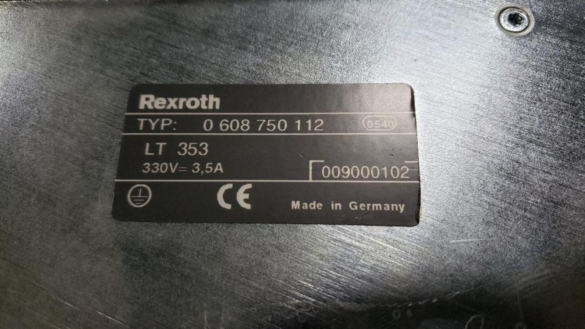 Rexroth nutrunner controller. Part number 0-608-750-112. Type LT353. - Image 4 of 4