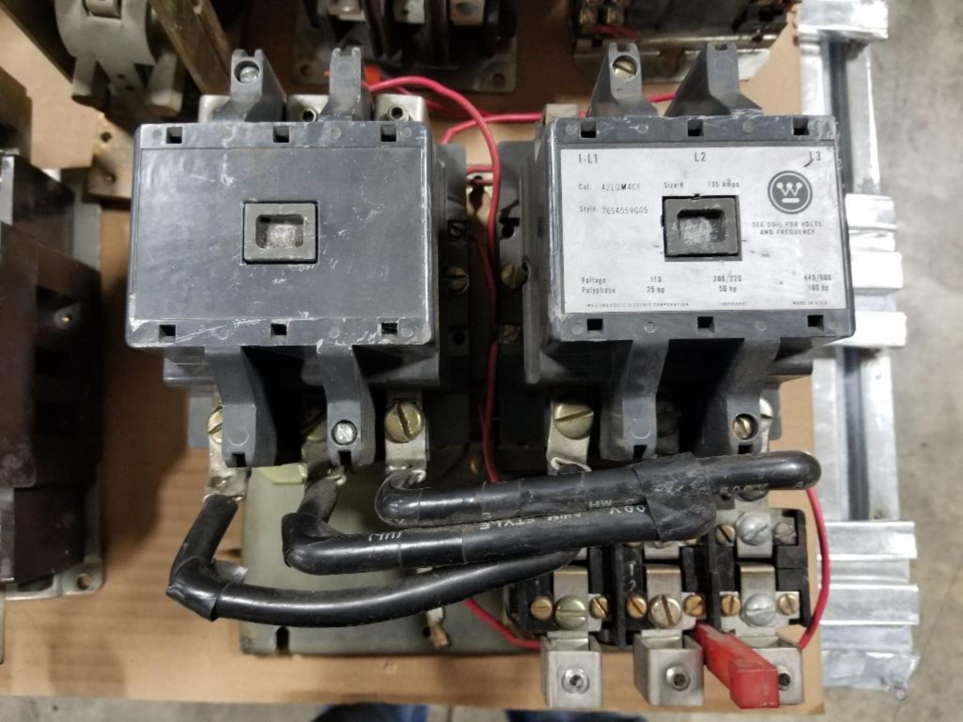 Large qty of assorted contactors. - Image 2 of 12