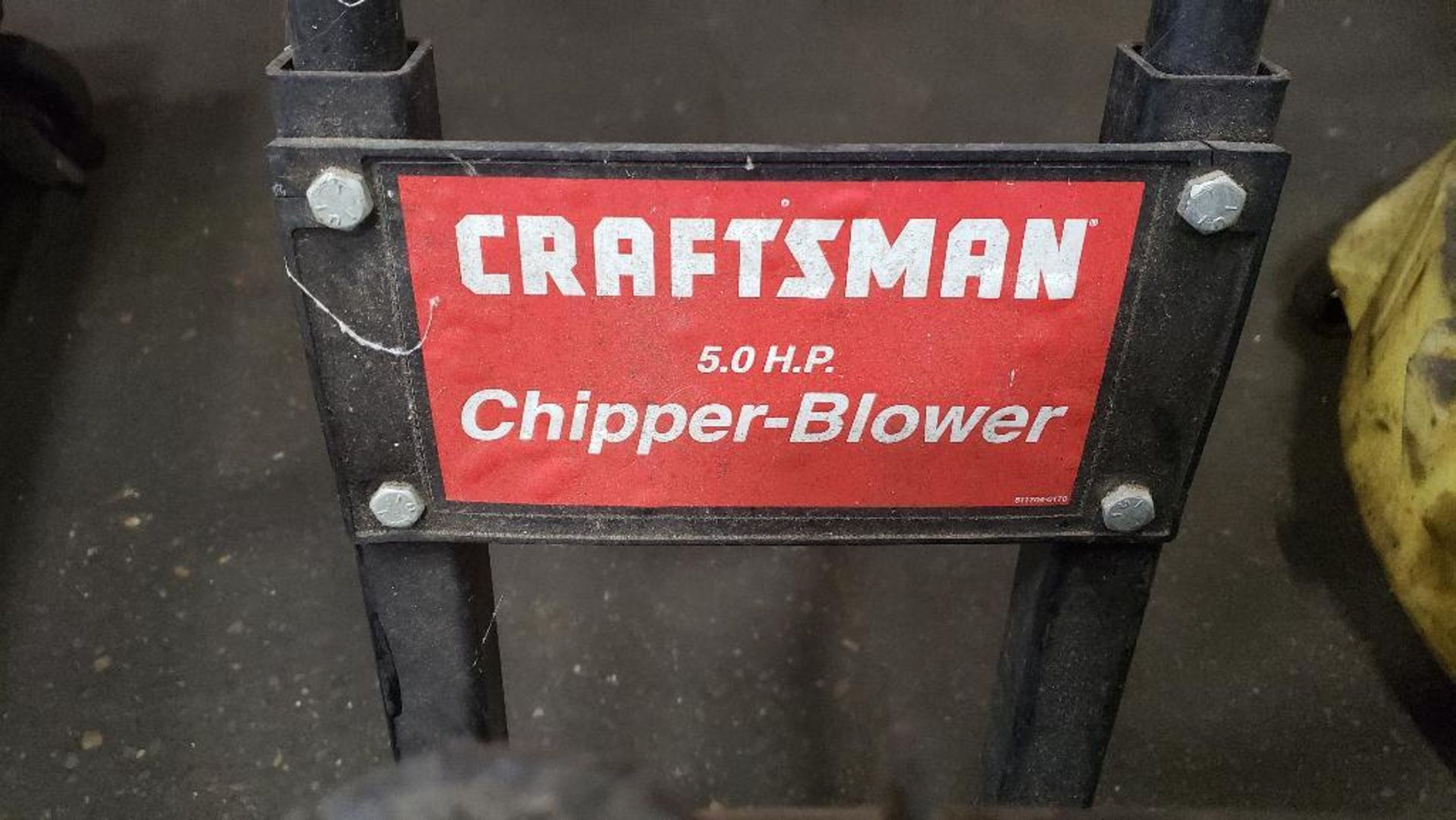 Craftsman 5.0 gas chipper-blower unit. - Image 2 of 6