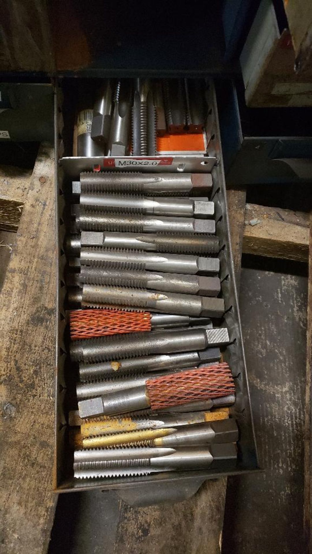 Large index drawer full of assorted taps. - Image 8 of 14