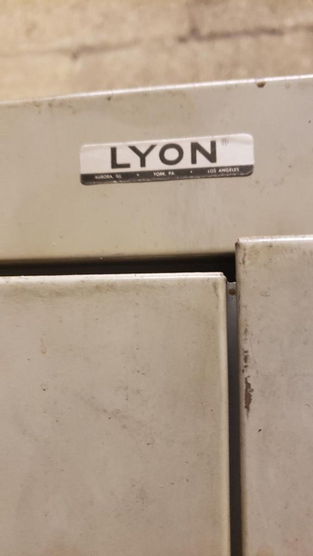 Lyon metal cabinet. 78Tx36Wx21D. - Image 2 of 3