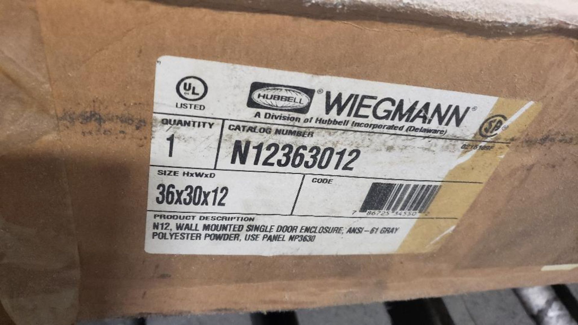 Wiegmann enclosure. Model N12363012. Size 36x30x12. New in box. - Image 2 of 3