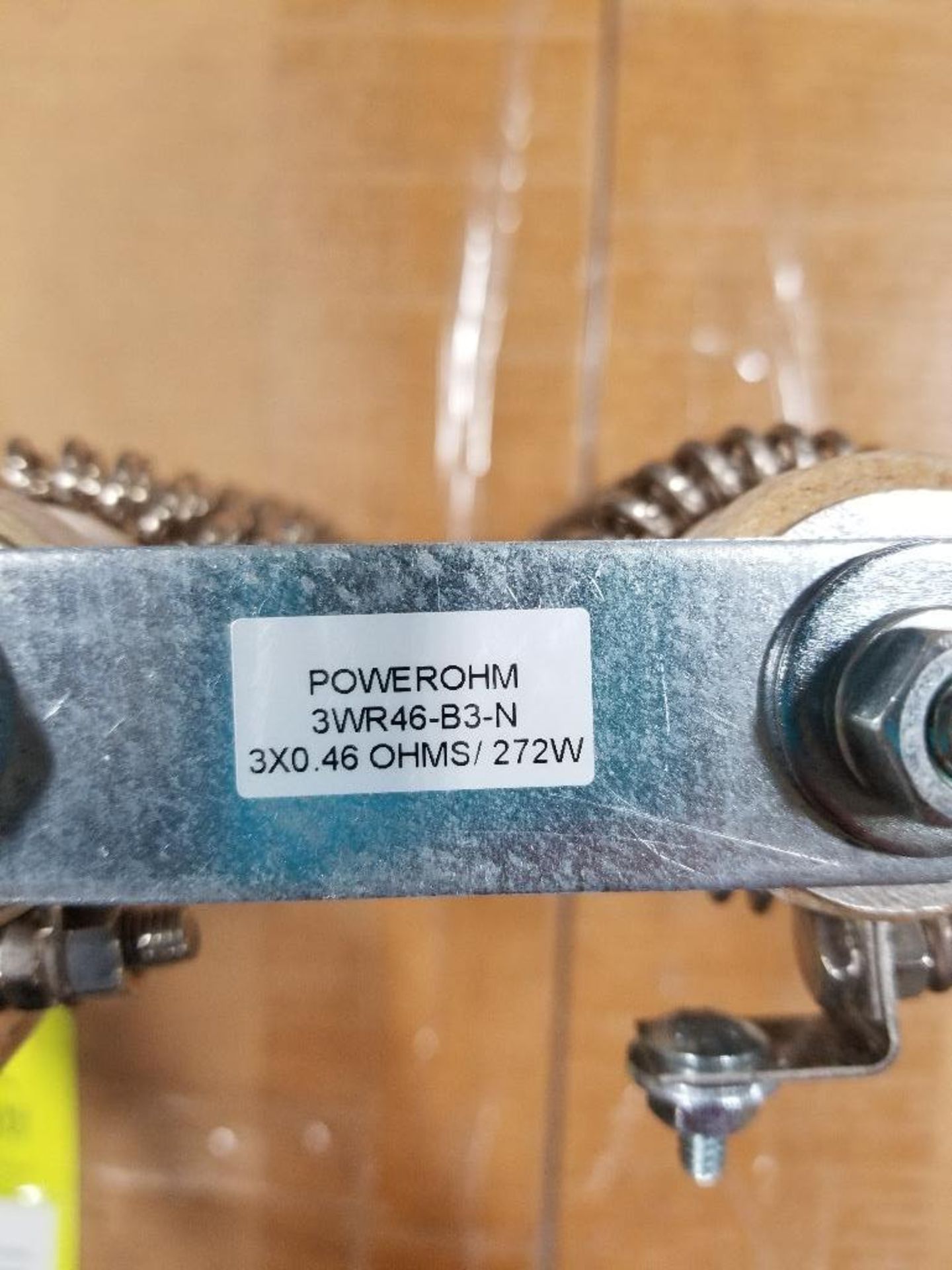 Qty 9 - Powerohm resistor. Model 3WR46-B3-N. 3x.46ohms. 272 watts. - Bild 3 aus 3