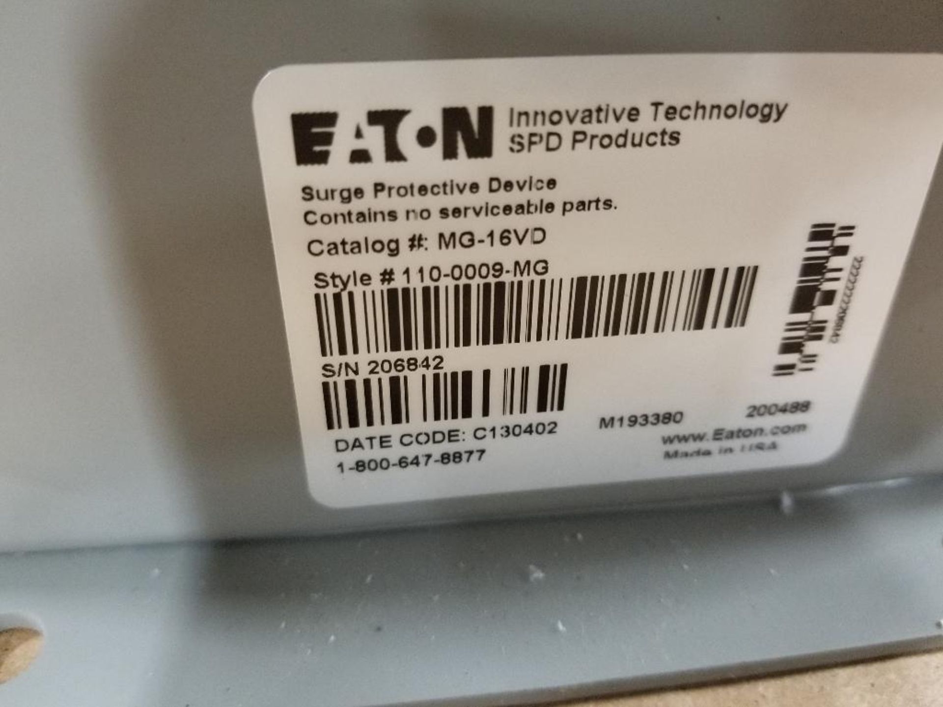 Eaton surge protection device. Model MG-16VD. New in box. - Image 4 of 4