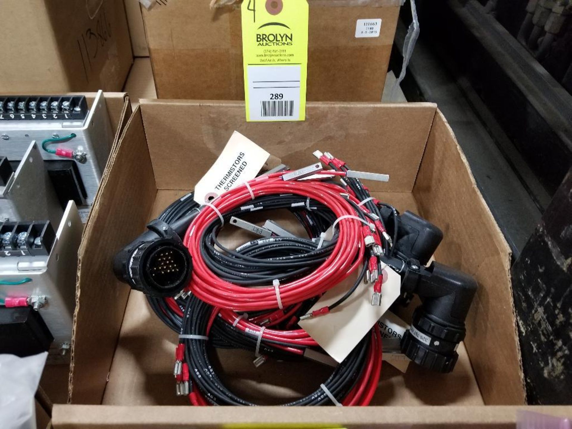 Qty 4 - Cable assemblies. New.