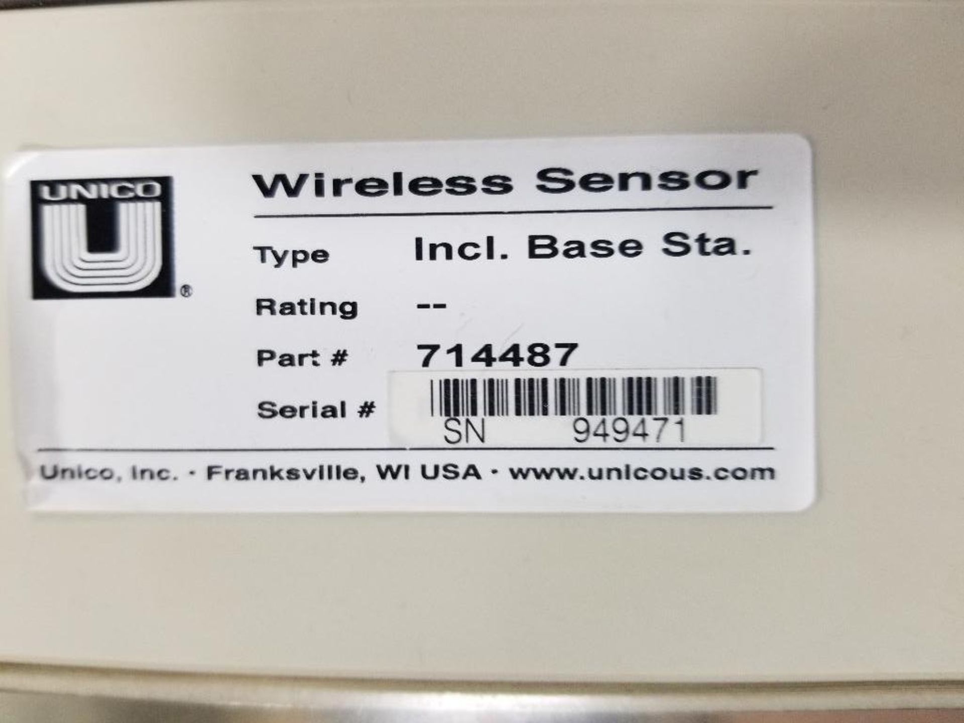Unico Wireless Inclinomter. Part number 714487. - Image 3 of 3