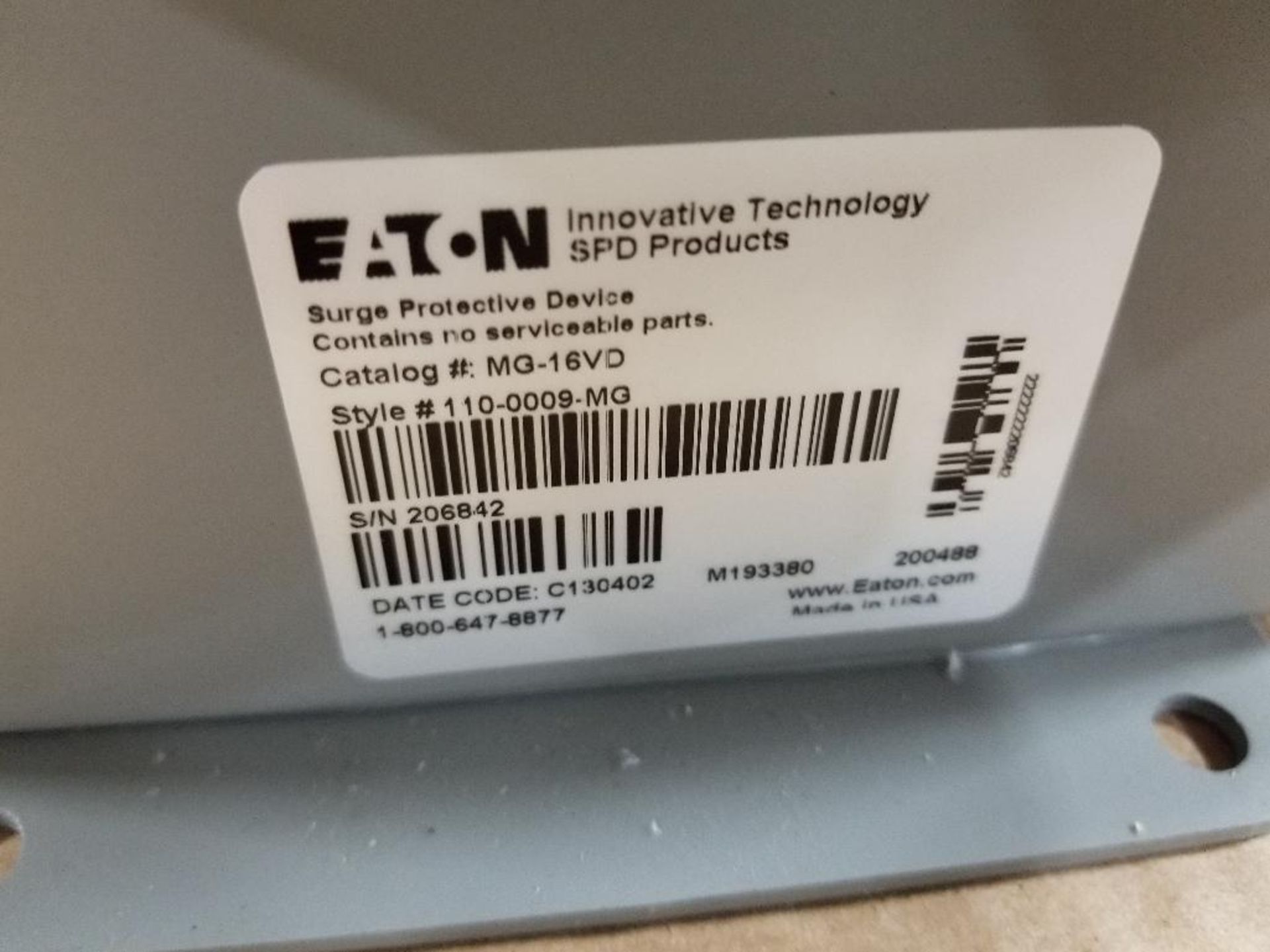 Eaton surge protection device. Model MG-16VD. New in box. - Image 4 of 4