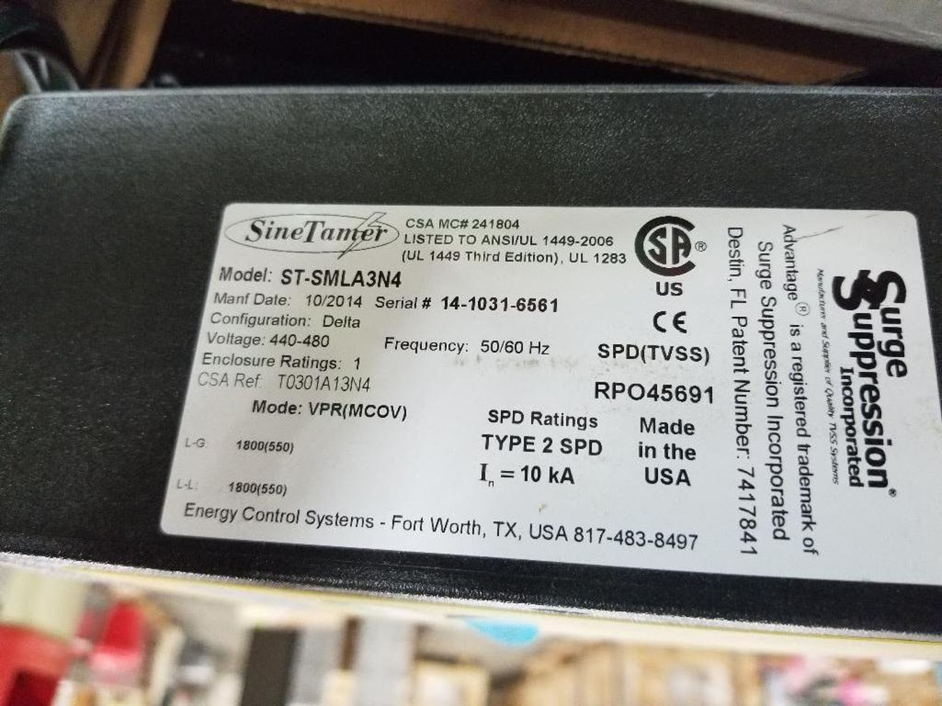 Qty 2 - SineTamer surge suppression module. Model ST-SMLA3N4. - Image 4 of 4