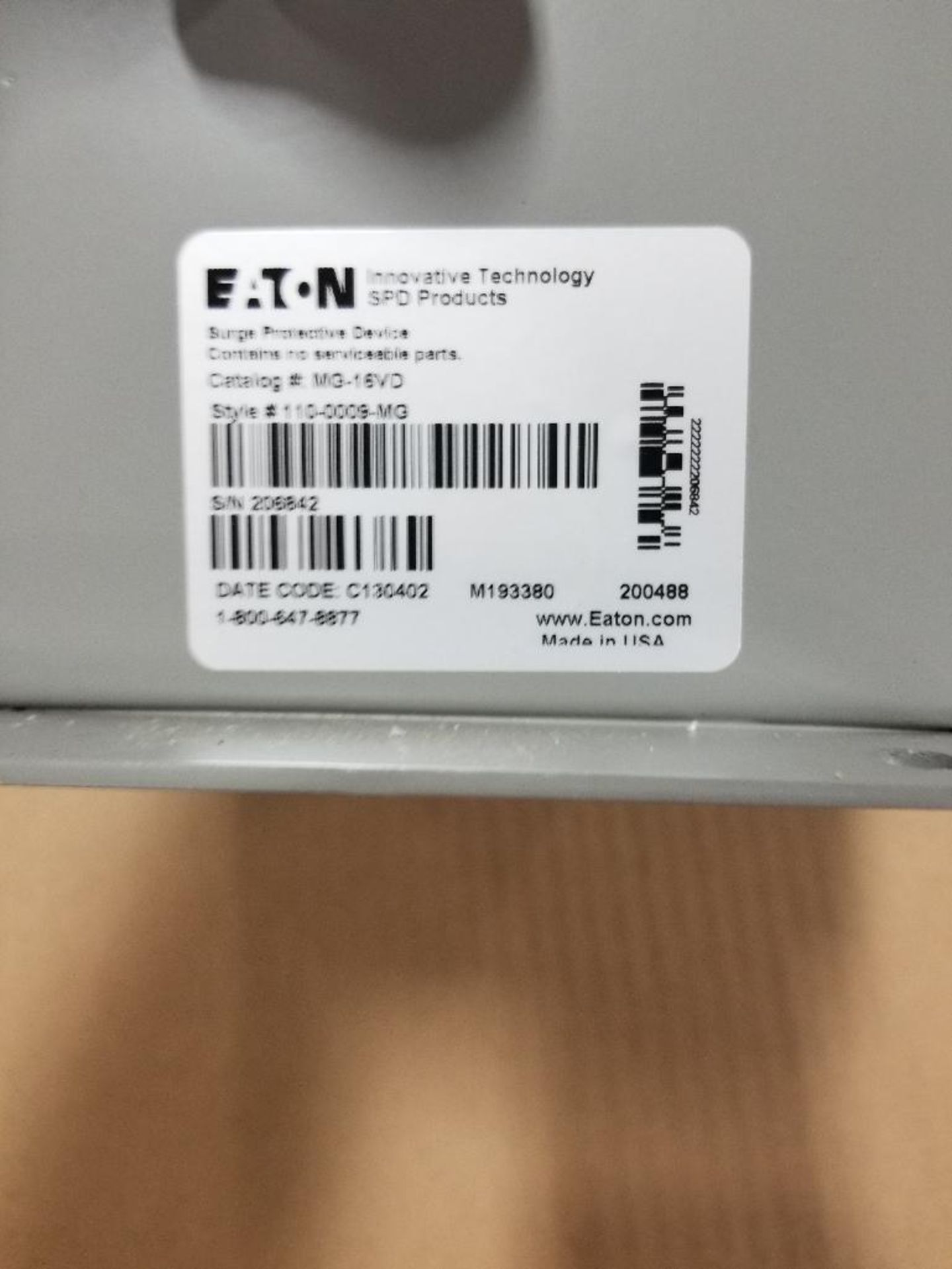 Eaton surge protection device. Model MG-16VD. New in box. - Image 4 of 6