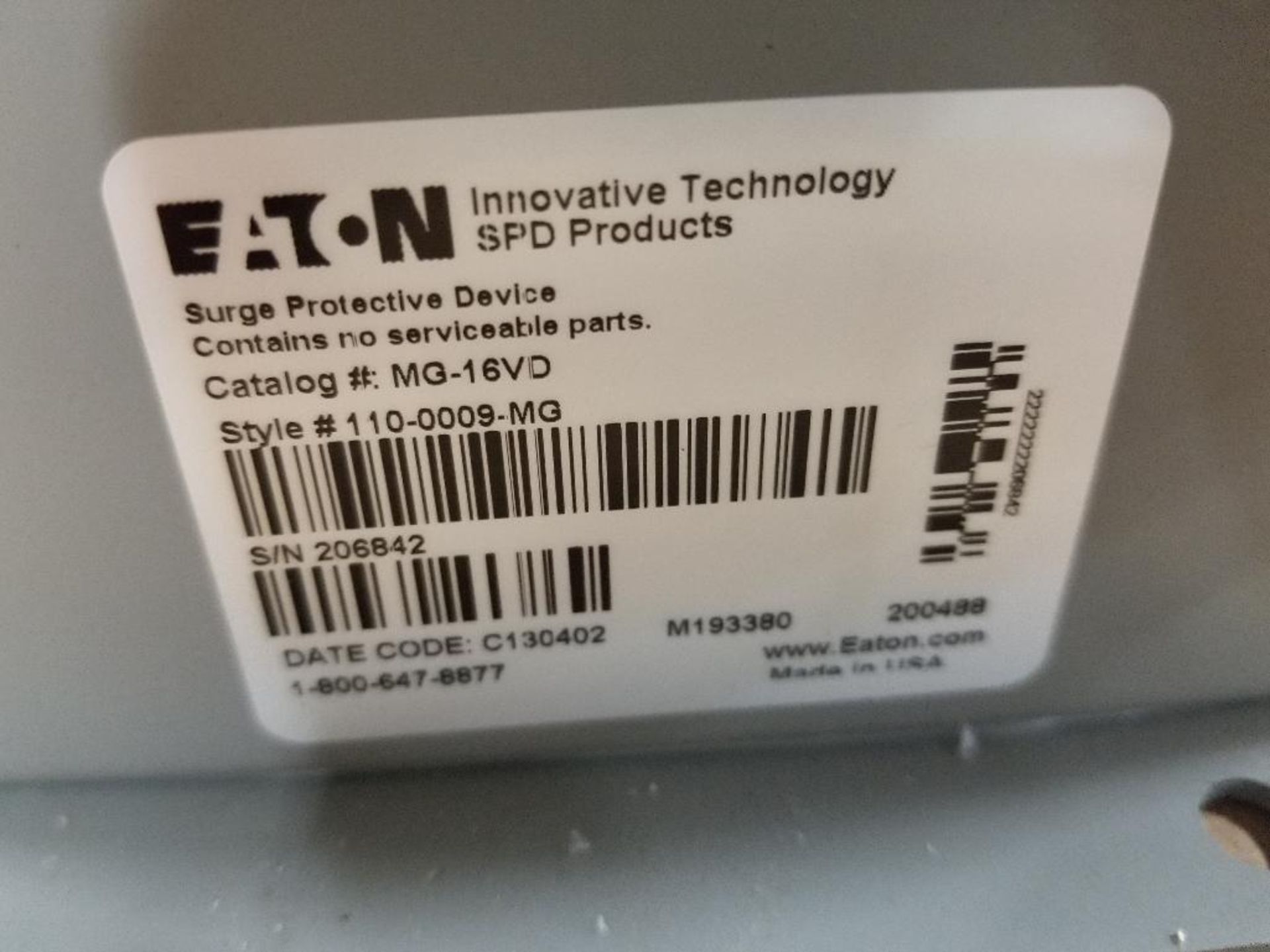 Eaton surge protection device. Model MG-16VD. New in box. - Bild 6 aus 6