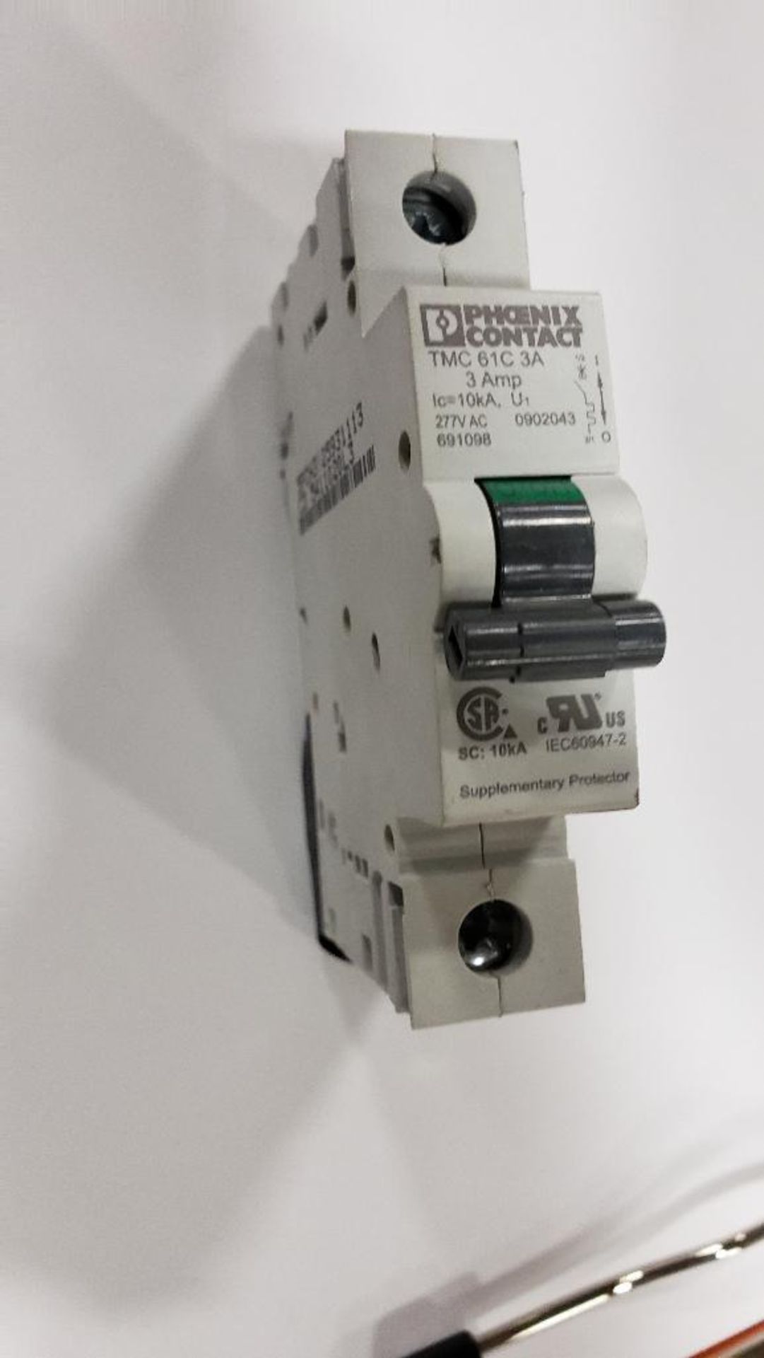 Qty 24 - Phoenix Contact circuit breaker. Model TMC-61C-3A. New in bulk boxes. - Bild 2 aus 3