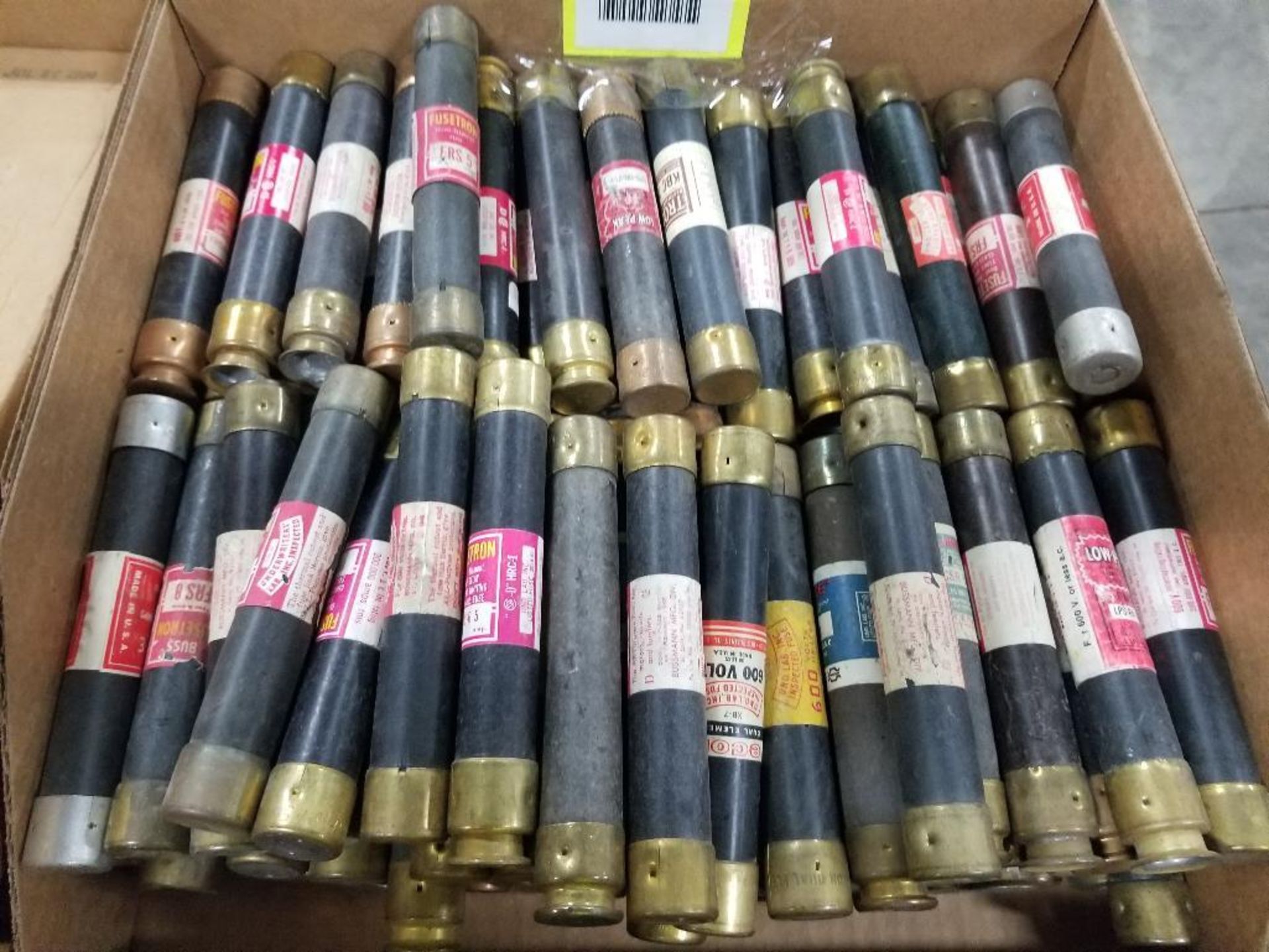 Large assortment of fuses.