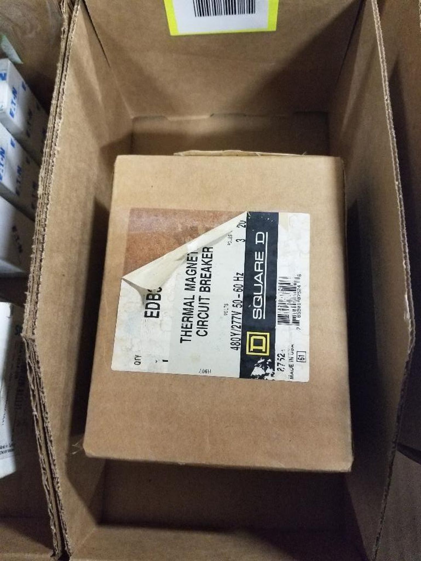 Square D thermal magnetic breaker. Model EDB34020. New in box.