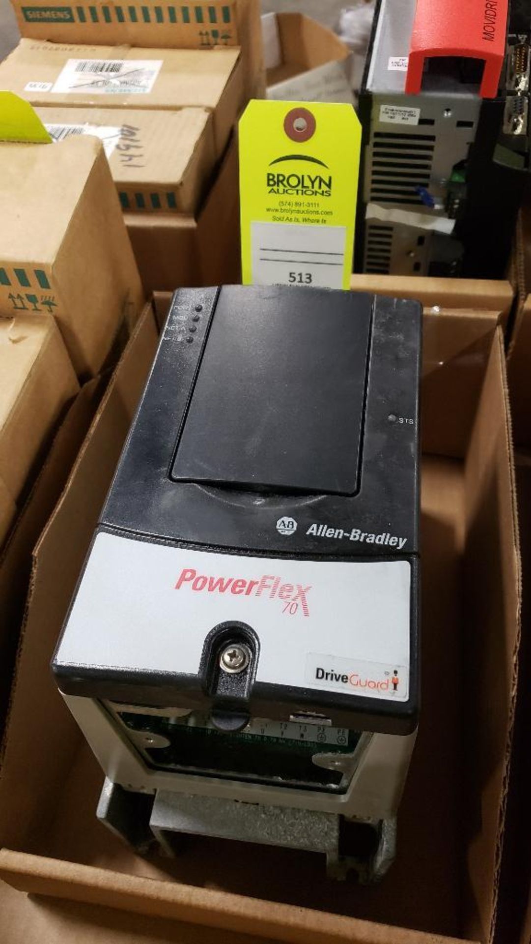 2hp Allen Bradley Powerflex 70 drive. Catalog number 20AD3P4A0AYNNNC0.