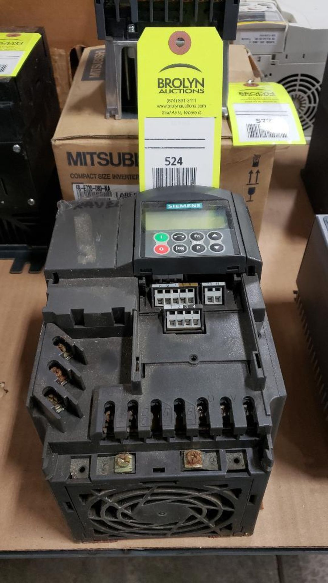 Siemens Micromaster 420 drive. Part number 6SE6420-2UC22-2BA1.