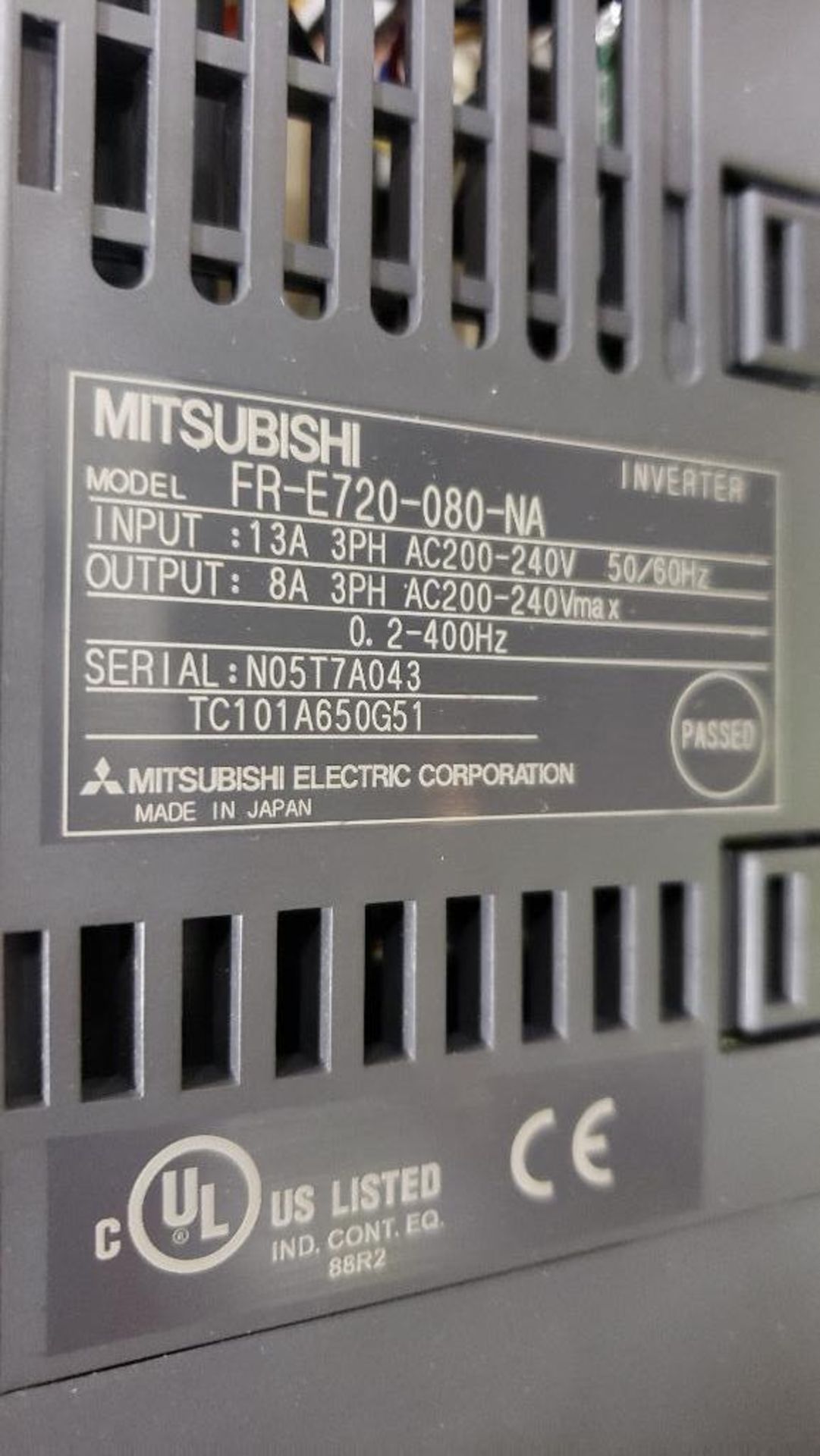 Mitusbishi Inverter drive. Model number FR-E720-080-NA. New in box. - Image 4 of 5