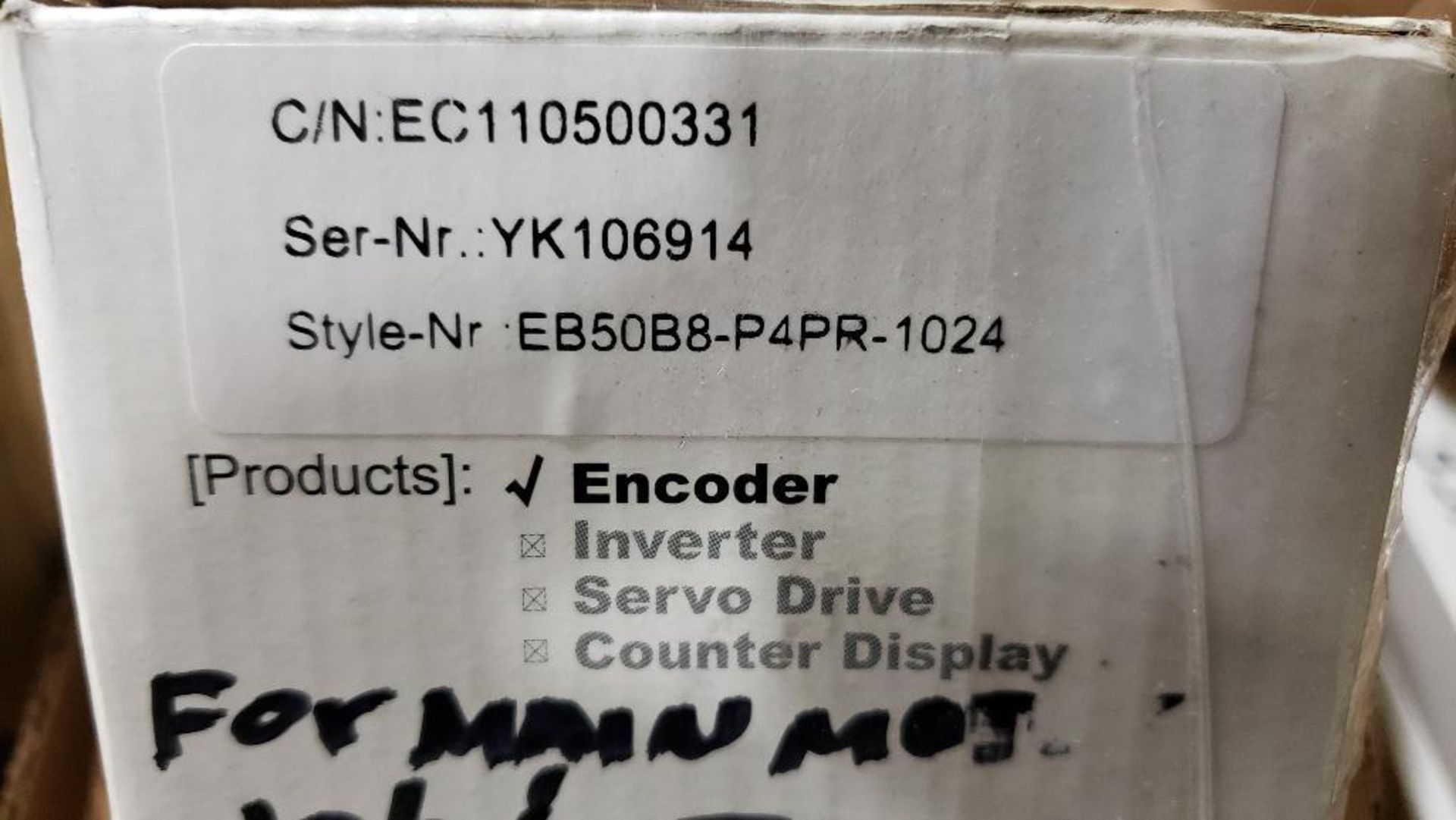 Qty 2 - Elco encoders. Model EB50B8-P4PR-1024. NEw in box. - Image 2 of 4