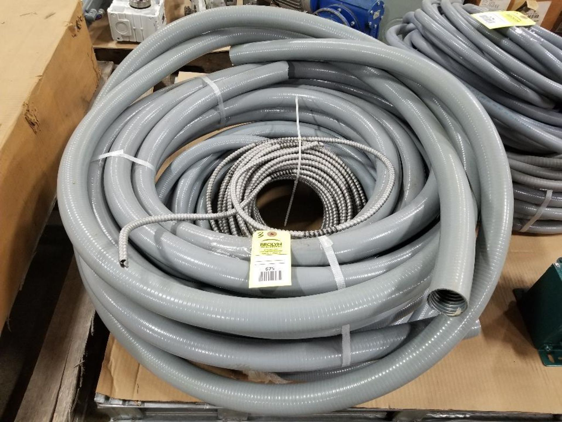 Assorted flexible conduit.