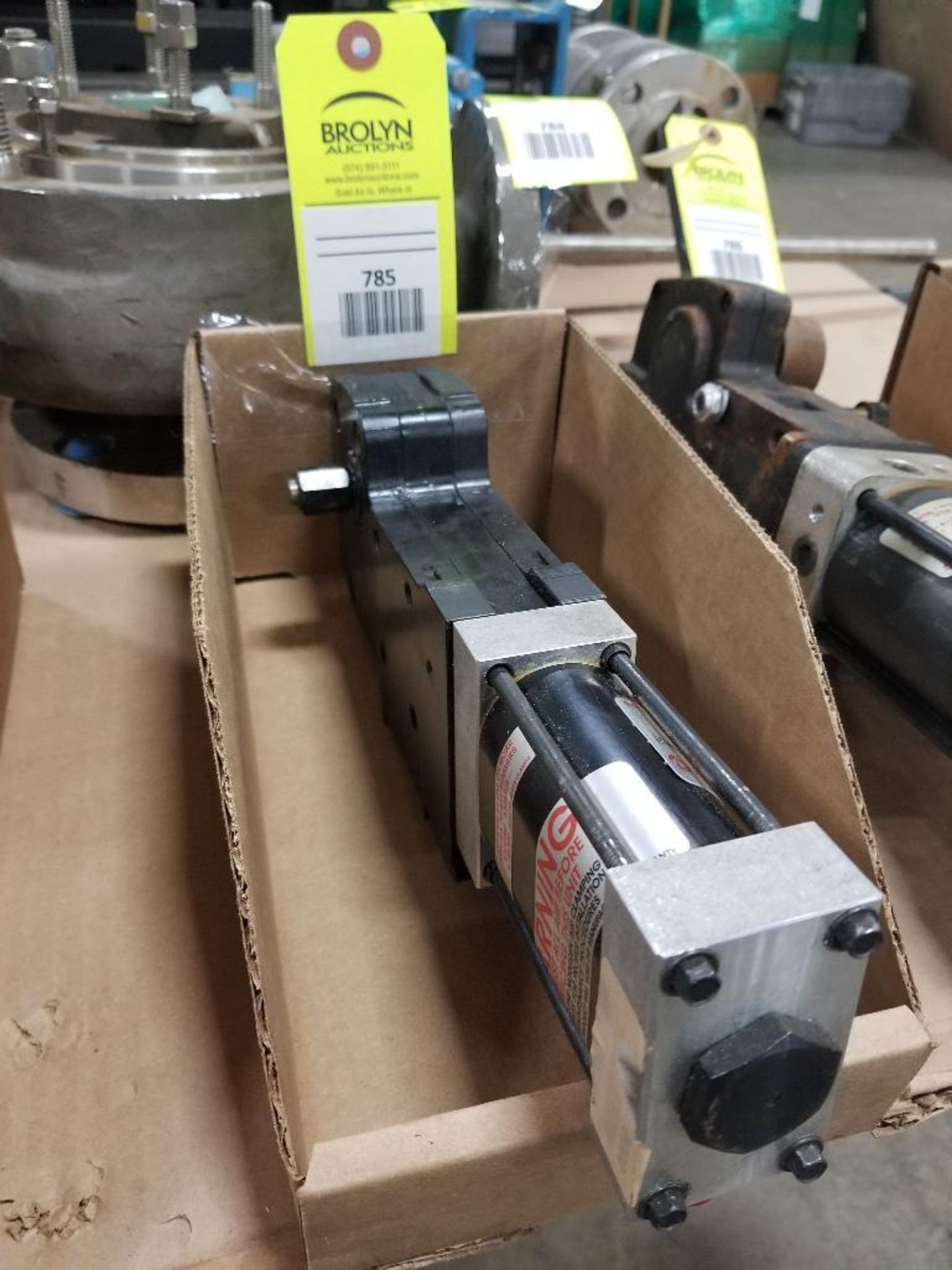 Norgren linear actuator.