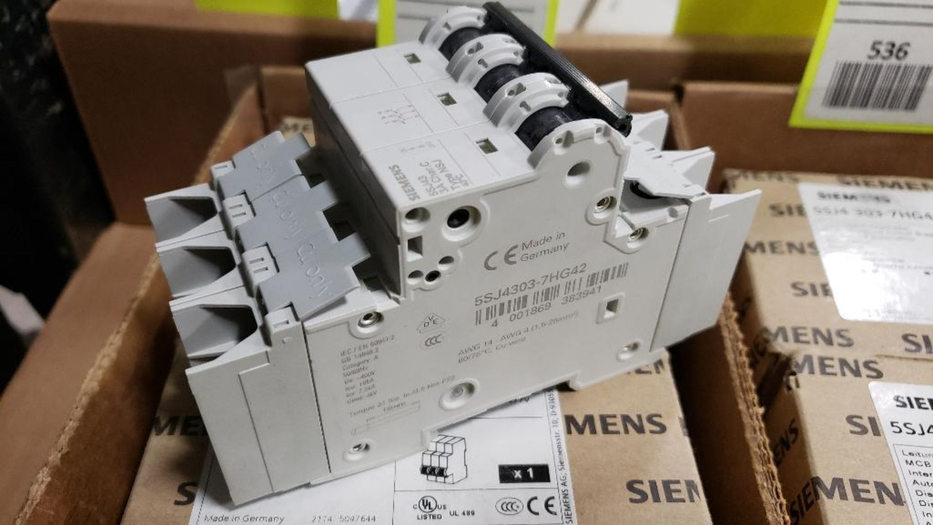 Qty 5 - Siemens breaker. Part number 5SJ4-303-7HG42. New. - Image 3 of 3