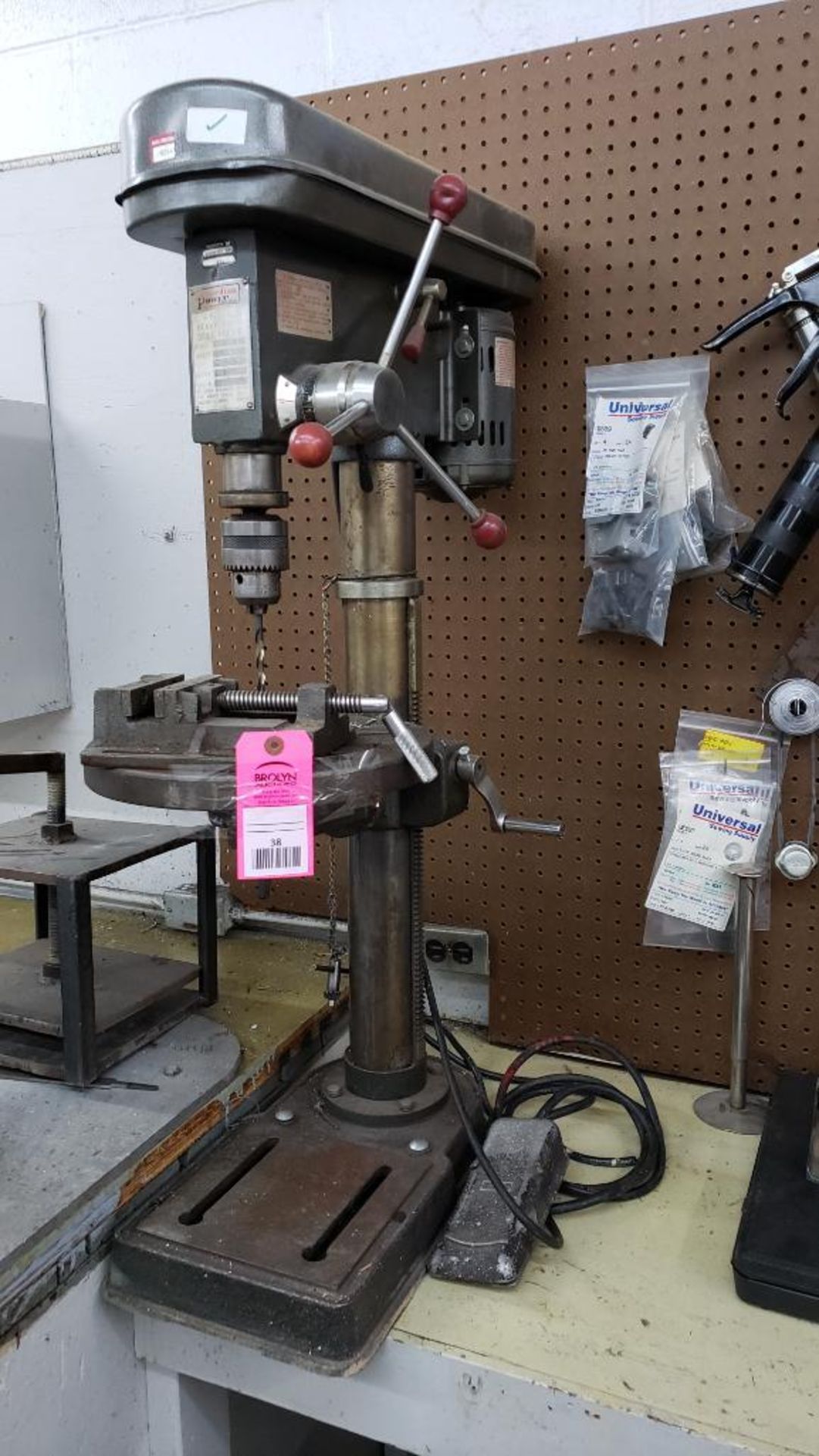 Guardian Power 5/8" capacity drill press. 5 speed. 115v single phase.