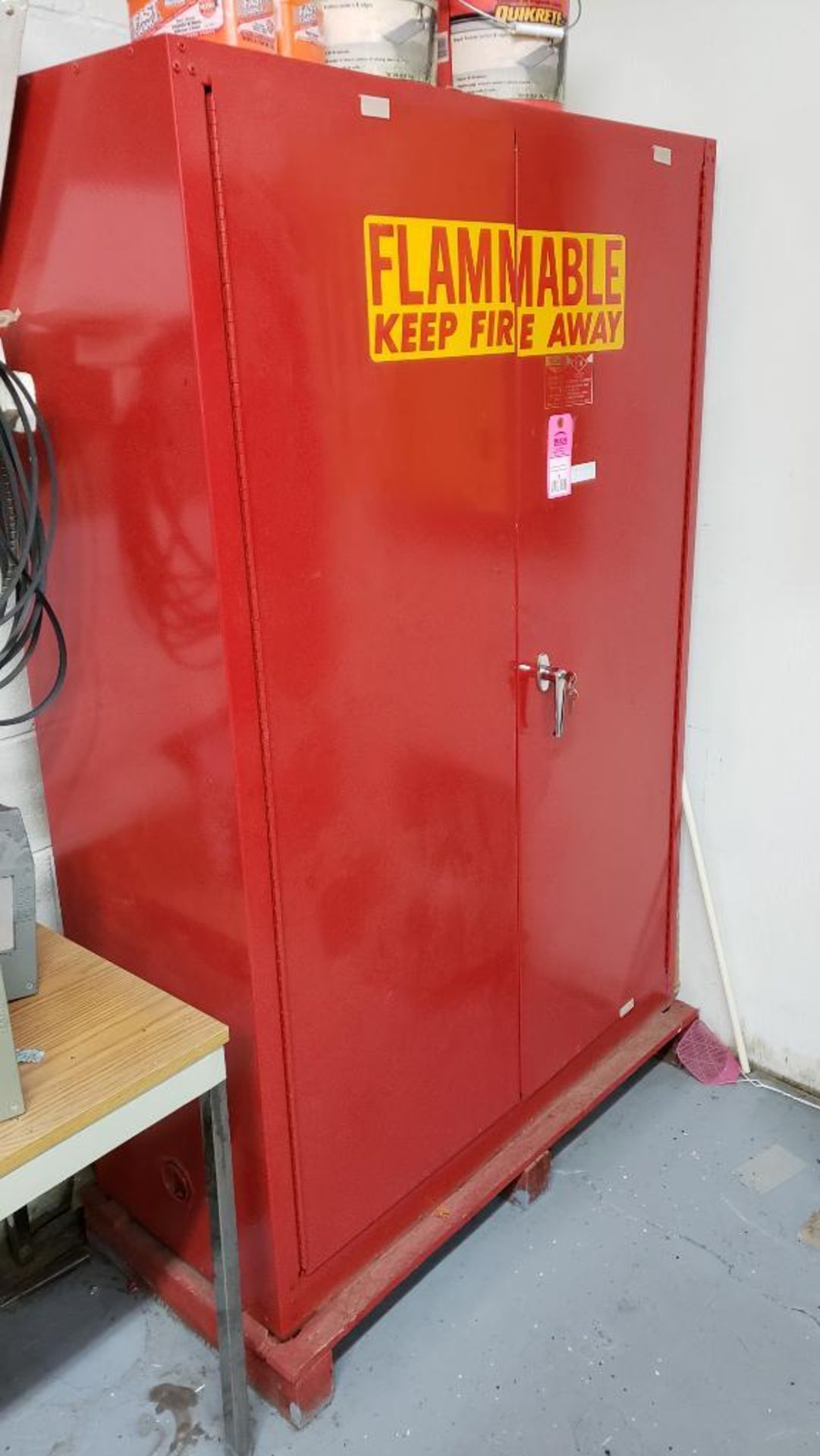 Eagle flammable storage cabinet. 65x43x19. - Image 3 of 3
