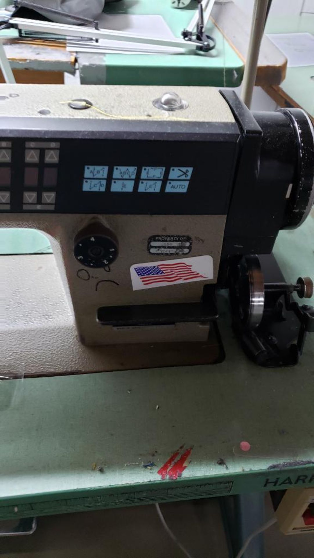 Brother industrial sewing machine. Serial #F8558973. 3 ph 220-240v. - Image 3 of 8