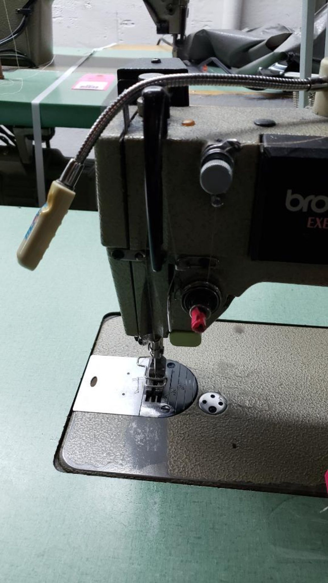 Brother industrial sewing machine. Serial #F8558973. 3 ph 220-240v. - Image 4 of 8