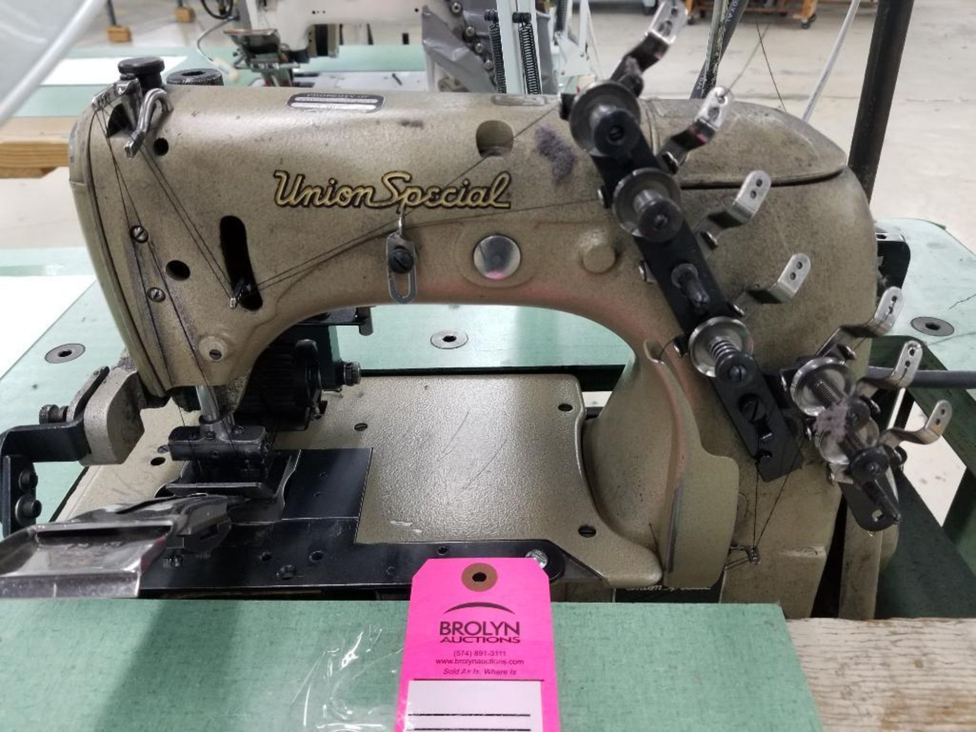 Union Special industrial sewing machine. Model 51800-BX. Serial #1648885. 3 phase, 220-240v. - Image 2 of 4