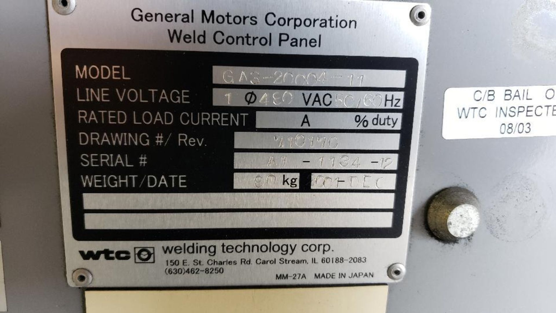 (Parts/Repairable) Fanuc R-J2 controller. - Image 8 of 8