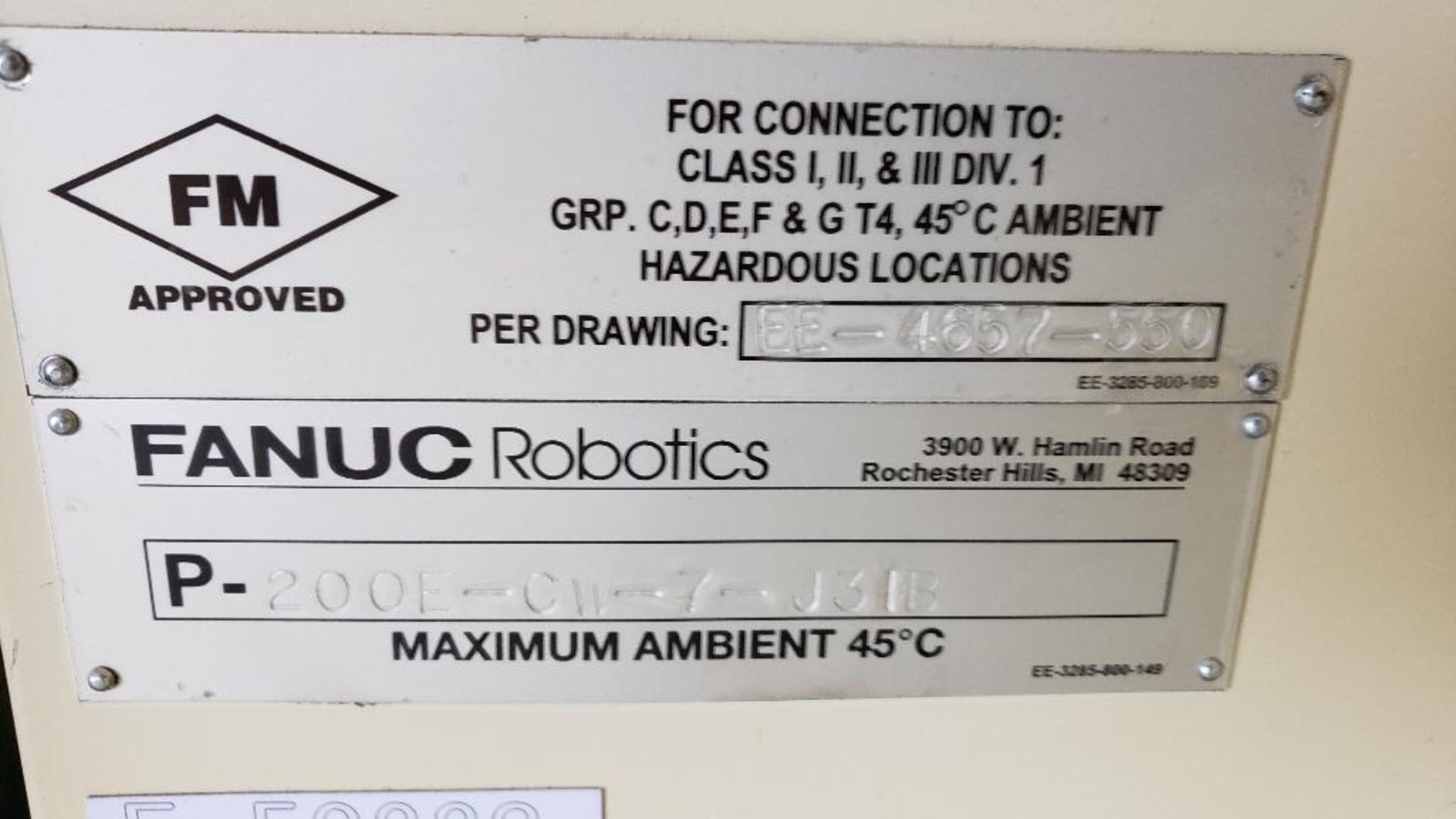 Fanuc R-2000iB/210F robot with Fanuc System R-J3iB controller. - Image 11 of 18
