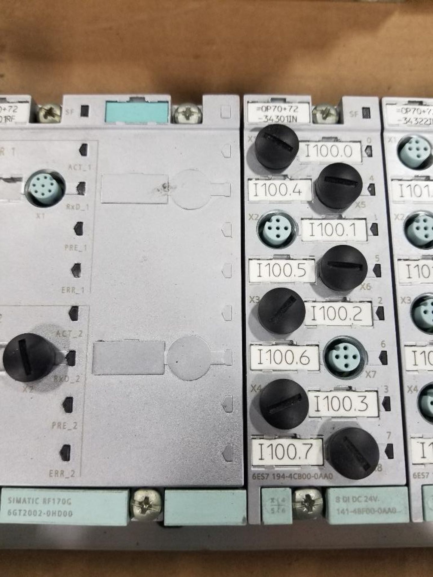 Loaded Siemens Simatic PLC rack. - Image 3 of 6