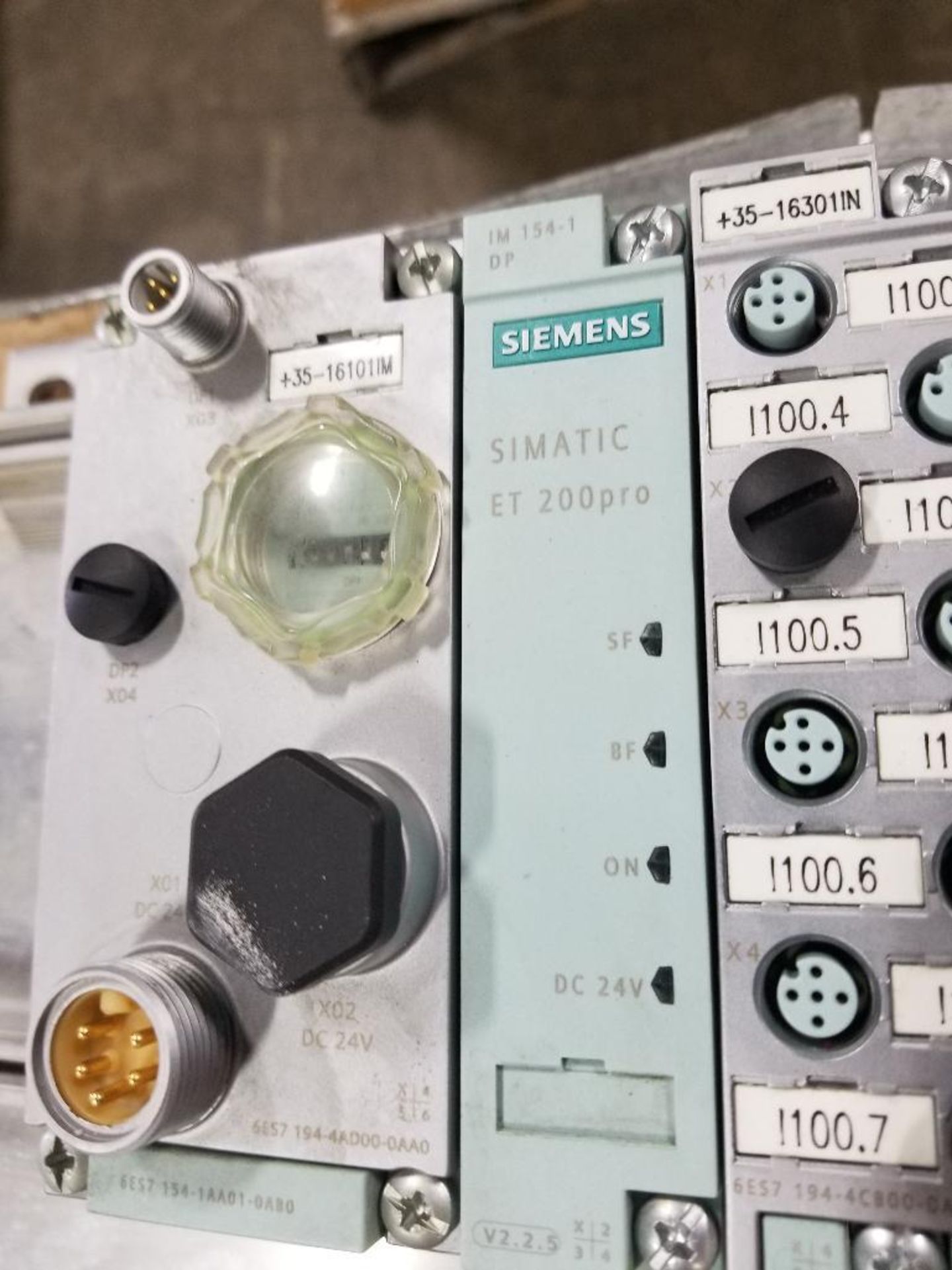 Loaded Siemens Simatic PLC rack. - Image 2 of 8