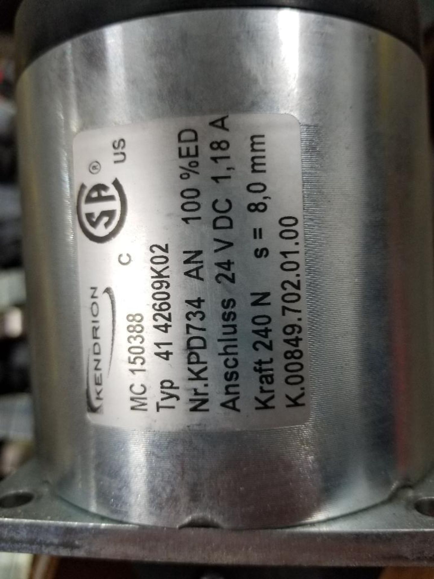 Qty 4 - Kendrion solenoid actuator. Part number 41-42609K02. - Image 4 of 4