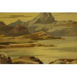 Stirling Gillespie (Scottish 1908-1993) "Ben More from Loch Tuath Mull" Watercolour, signed lower
