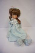 German Bisc Headed Doll, stamped Germany to back of head, clothed