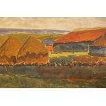 John McNairn (Scottish 1911-2009) "Scottish Borders Scene" Watercolour, signed lower right, 36cm x