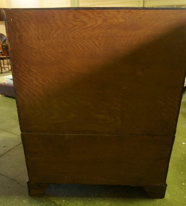 Mahogany Chest of Drawers, circa 19th century and later, Splits into two sections, Having two - Image 5 of 5