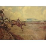 Pair of Vintage Sporting Prints, "Moving Accidents by Flood and Fields" 28cm x 36cm, also with