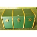 Vintage Travel Trunk, Having a fitted interior, 49cm high, 92cm wide