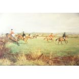 After Ruth Gibbons "Not a Ploughed Field in Sight" Signed Print, signed in pencil to lower right,