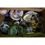 Four Boxes of Pottery Dinner Wares etc