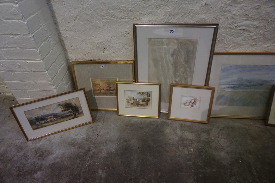 Quantity of Amateur Artist Watercolours and Pictures, (11) - Image 2 of 5